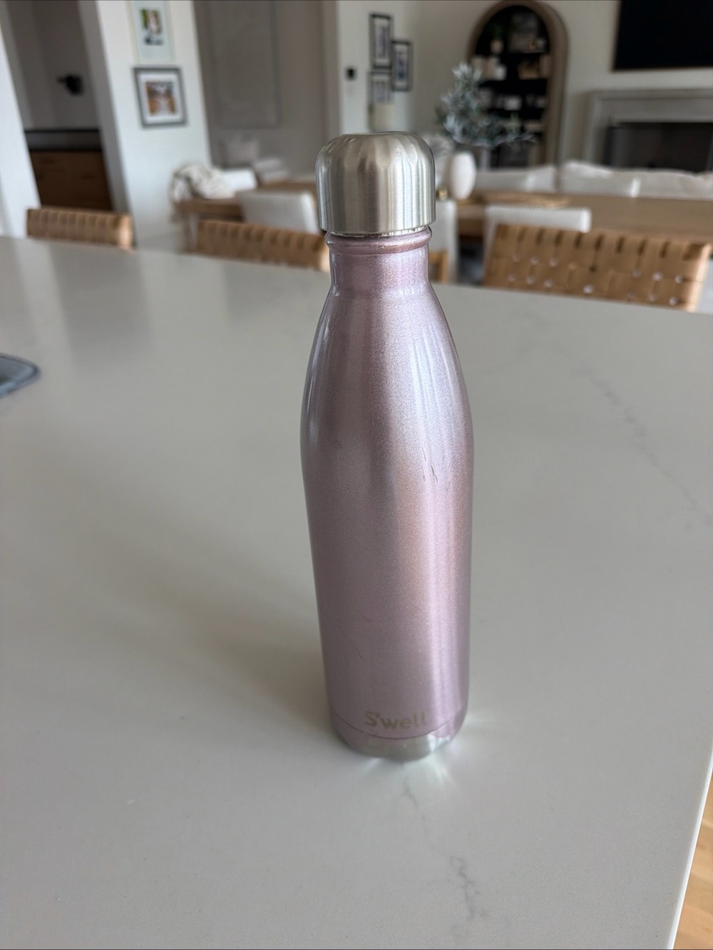 S’well stainless steel 25oz water bottle purple metallic finish